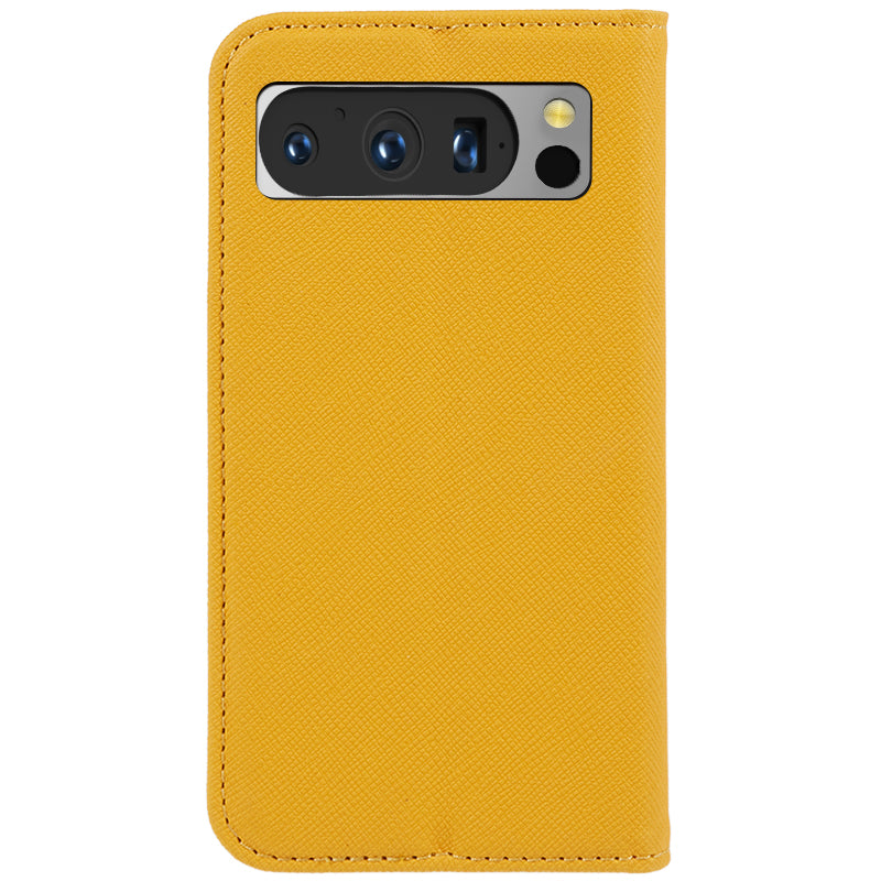 For Google Pixel 8 Pro Shockproof Mobile Phone Shell Wallet Cross Texture Stand PU Leather Cover