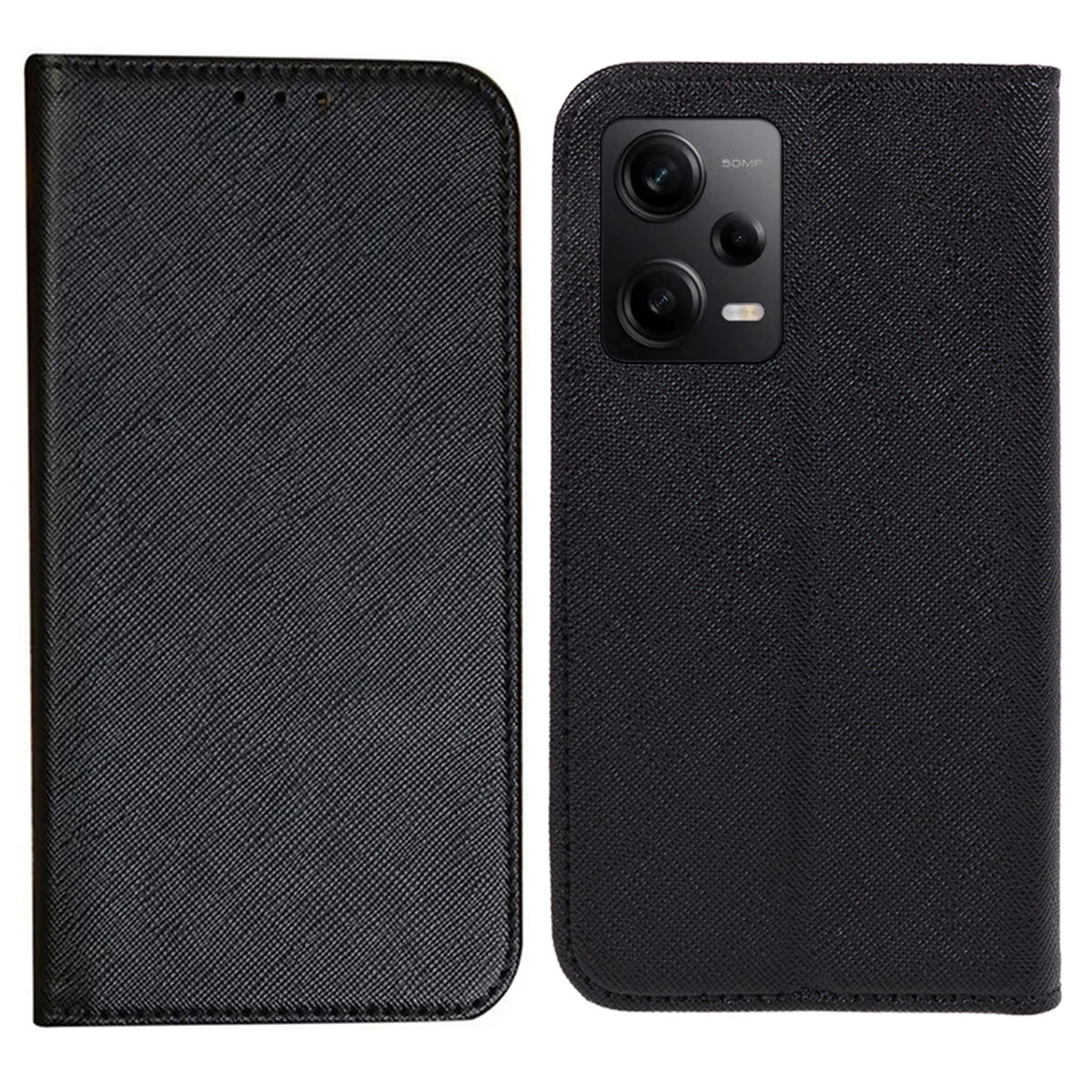 For Xiaomi Redmi Note 12 Pro Speed 5G / Note 12 Pro 5G / Poco X5 Pro 5G Phone Case Wallet Cross Texture Stand Leather Cover