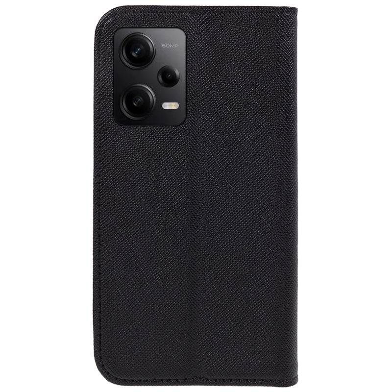 For Xiaomi Redmi Note 12 Pro Speed 5G / Note 12 Pro 5G / Poco X5 Pro 5G Phone Case Wallet Cross Texture Stand Leather Cover