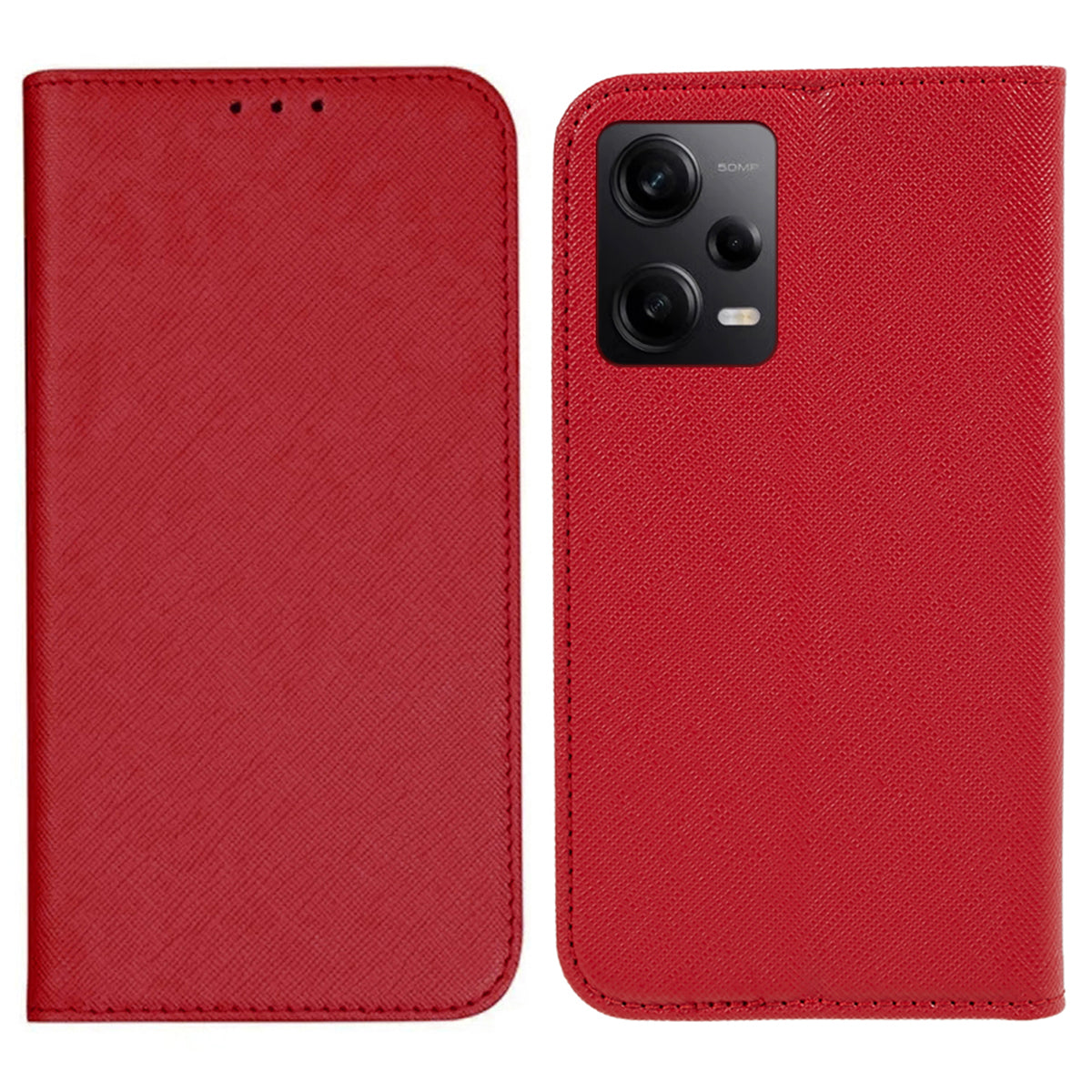 For Xiaomi Redmi Note 12 Pro Speed 5G / Note 12 Pro 5G / Poco X5 Pro 5G Phone Case Wallet Cross Texture Stand Leather Cover