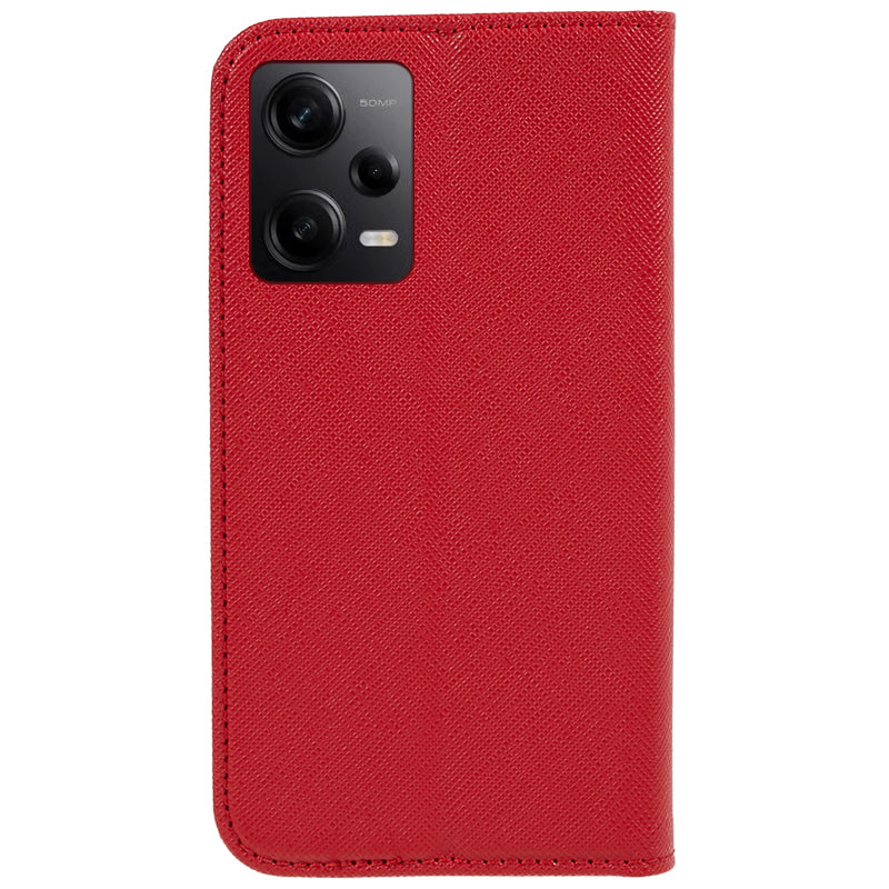 For Xiaomi Redmi Note 12 Pro Speed 5G / Note 12 Pro 5G / Poco X5 Pro 5G Phone Case Wallet Cross Texture Stand Leather Cover
