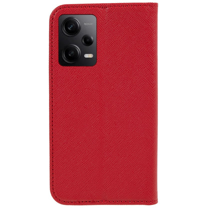 For Xiaomi Redmi Note 12 Pro Speed 5G / Note 12 Pro 5G / Poco X5 Pro 5G Phone Case Wallet Cross Texture Stand Leather Cover