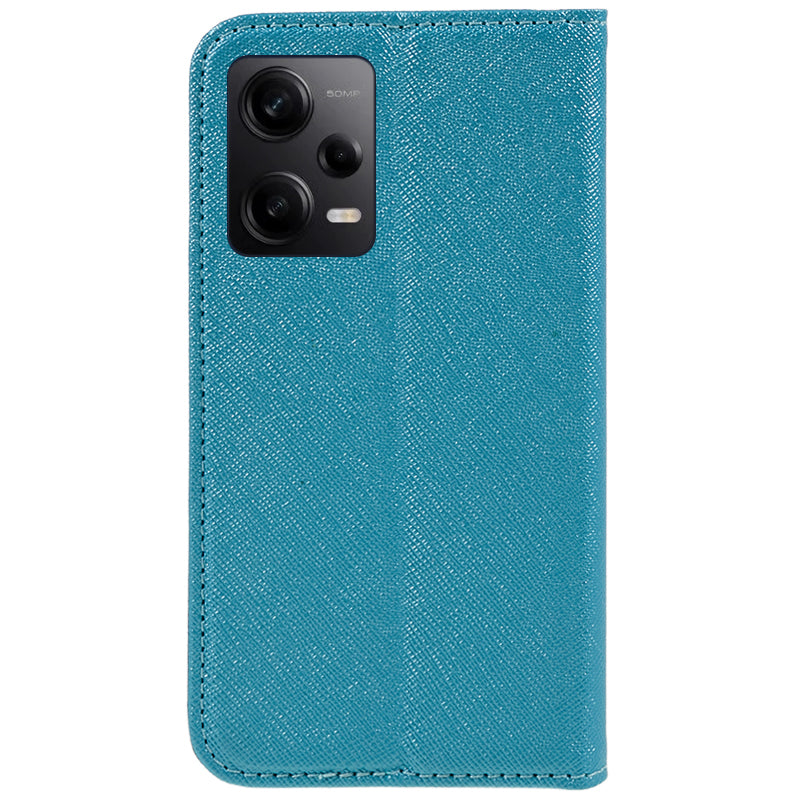 For Xiaomi Redmi Note 12 Pro Speed 5G / Note 12 Pro 5G / Poco X5 Pro 5G Phone Case Wallet Cross Texture Stand Leather Cover