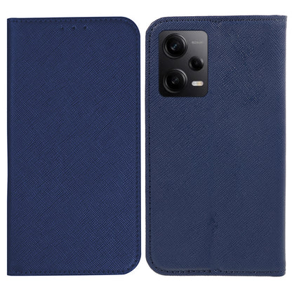 For Xiaomi Redmi Note 12 Pro Speed 5G / Note 12 Pro 5G / Poco X5 Pro 5G Phone Case Wallet Cross Texture Stand Leather Cover