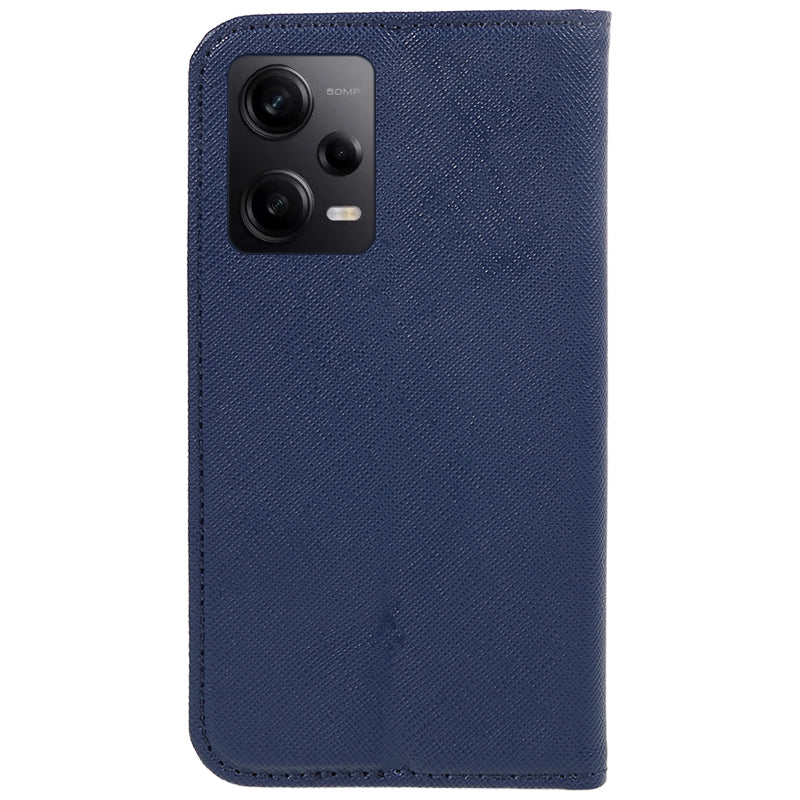 For Xiaomi Redmi Note 12 Pro Speed 5G / Note 12 Pro 5G / Poco X5 Pro 5G Phone Case Wallet Cross Texture Stand Leather Cover