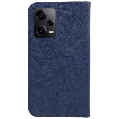 For Xiaomi Redmi Note 12 Pro Speed 5G / Note 12 Pro 5G / Poco X5 Pro 5G Phone Case Wallet Cross Texture Stand Leather Cover
