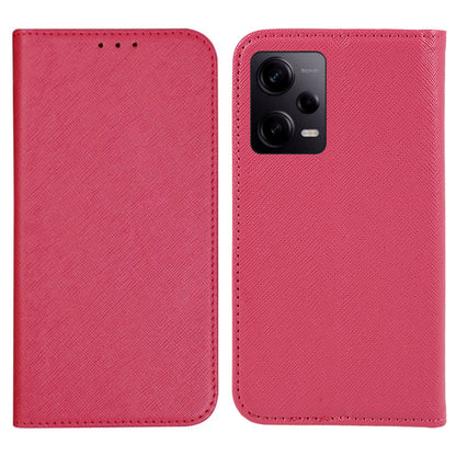For Xiaomi Redmi Note 12 Pro Speed 5G / Note 12 Pro 5G / Poco X5 Pro 5G Phone Case Wallet Cross Texture Stand Leather Cover