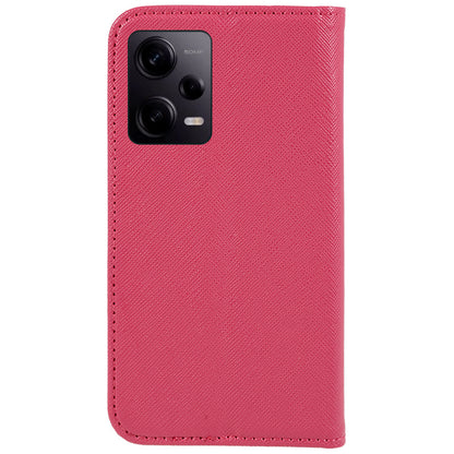 For Xiaomi Redmi Note 12 Pro Speed 5G / Note 12 Pro 5G / Poco X5 Pro 5G Phone Case Wallet Cross Texture Stand Leather Cover