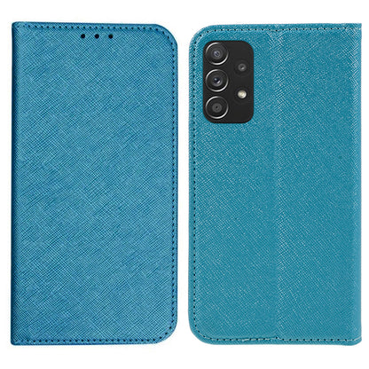 For Samsung Galaxy A52s 5G / A52 5G / 4G Phone Cover Wallet Cross Texture Stand PU Leather Cell Phone Case