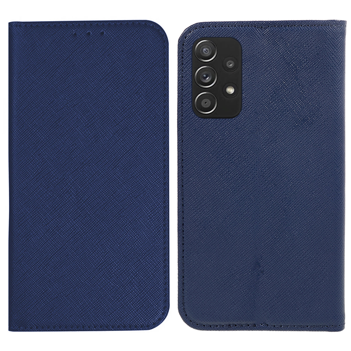 For Samsung Galaxy A52s 5G / A52 5G / 4G Phone Cover Wallet Cross Texture Stand PU Leather Cell Phone Case