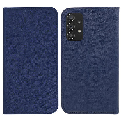 For Samsung Galaxy A52s 5G / A52 5G / 4G Phone Cover Wallet Cross Texture Stand PU Leather Cell Phone Case