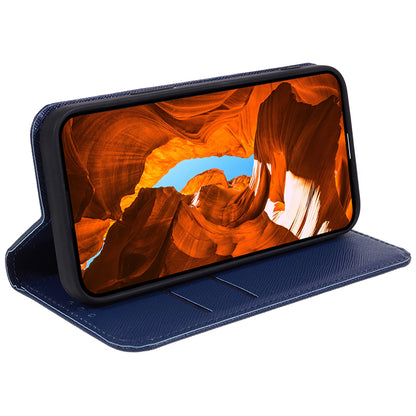 For Samsung Galaxy A52s 5G / A52 5G / 4G Phone Cover Wallet Cross Texture Stand PU Leather Cell Phone Case