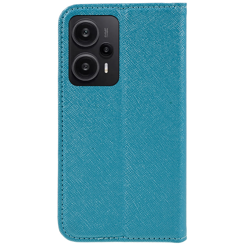 For Xiaomi Redmi Note 12 Turbo / Poco F5 5G Wallet Cross Texture Phone Case Stand PU Leather Cover