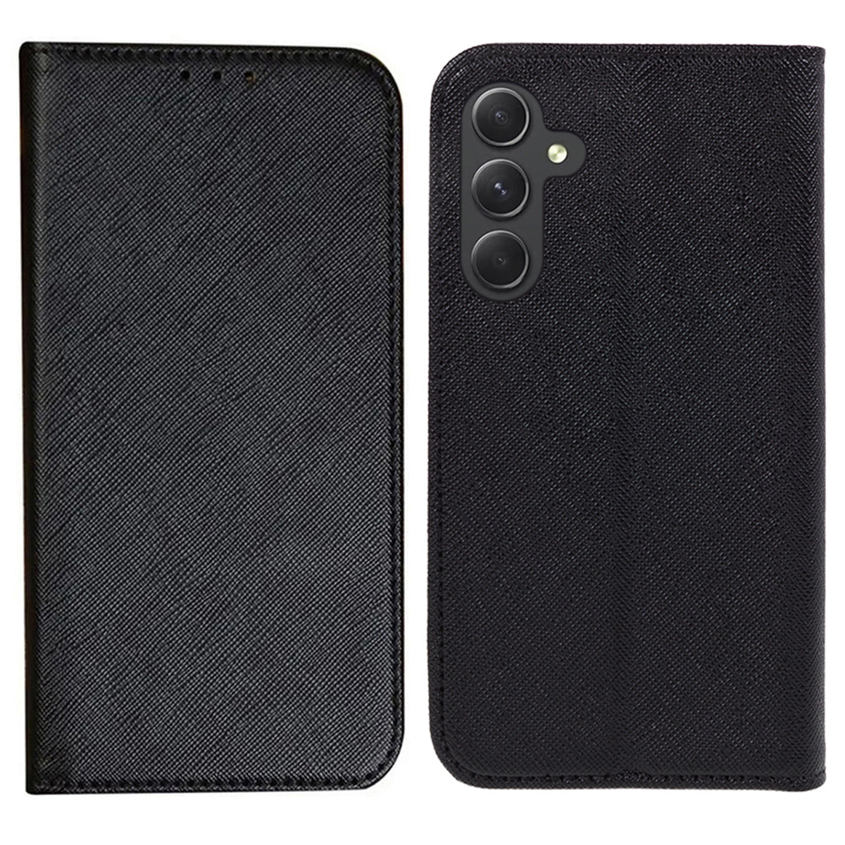 For Samsung Galaxy A54 5G Stand PU Leather Cover Case Wallet Cross Texture Shell