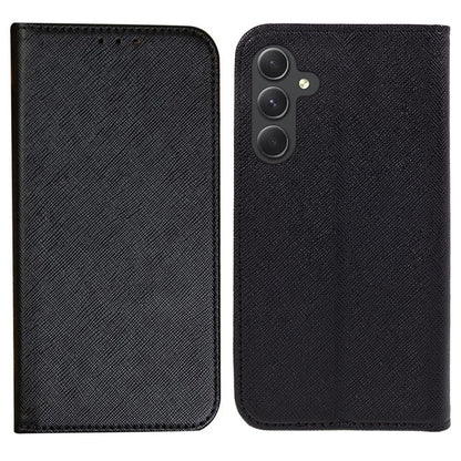 For Samsung Galaxy A54 5G Stand PU Leather Cover Case Wallet Cross Texture Shell