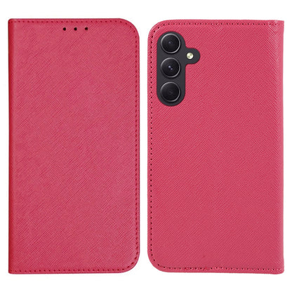 For Samsung Galaxy A54 5G Stand PU Leather Cover Case Wallet Cross Texture Shell