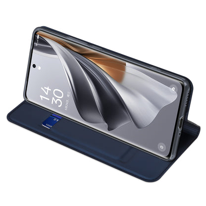 DUX DUCIS Skin Pro Series for Oppo Reno10 Pro+ 5G PU Leather Card Slot Phone Case Anti-drop Stand Cover