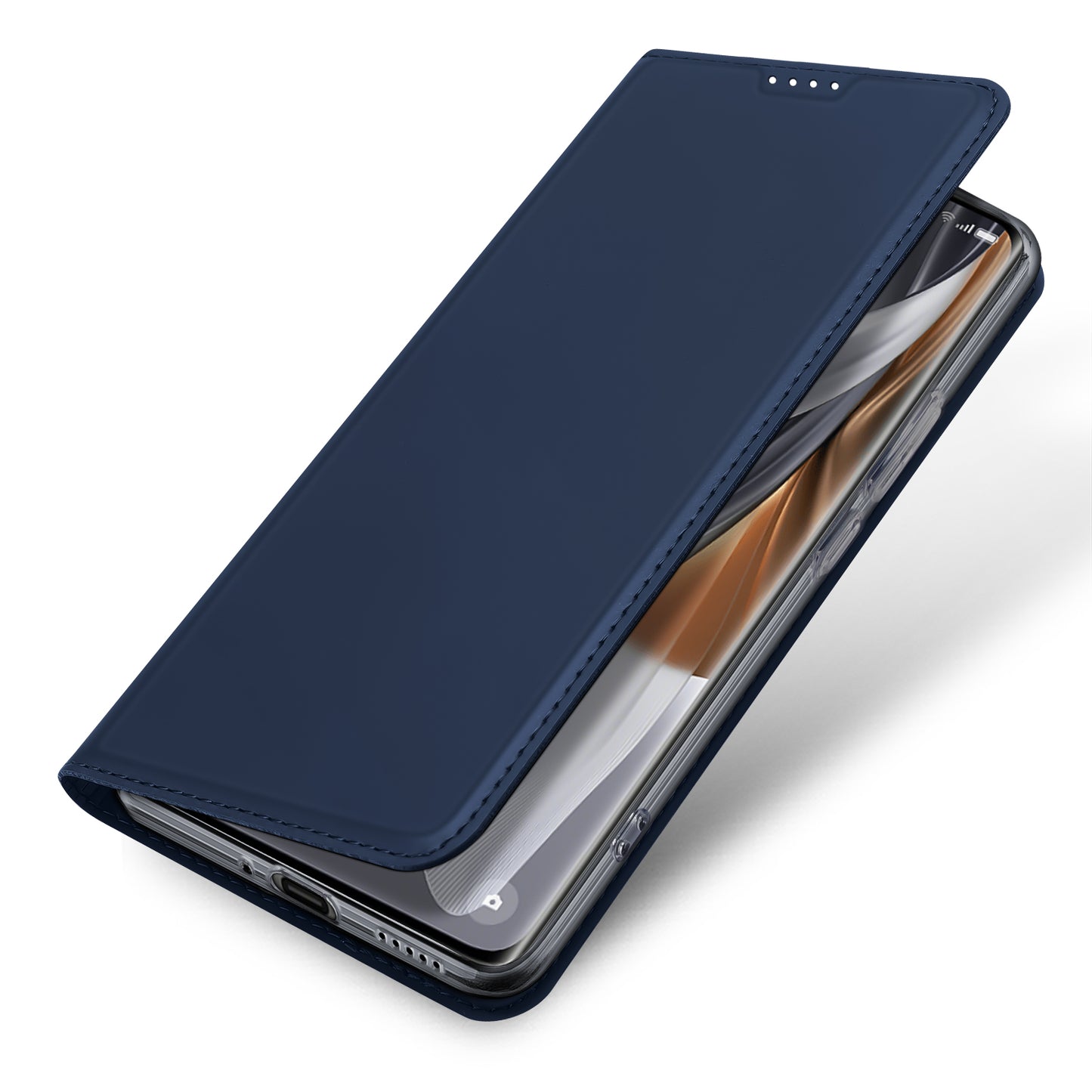 DUX DUCIS Skin Pro Series for Oppo Reno10 Pro+ 5G PU Leather Card Slot Phone Case Anti-drop Stand Cover