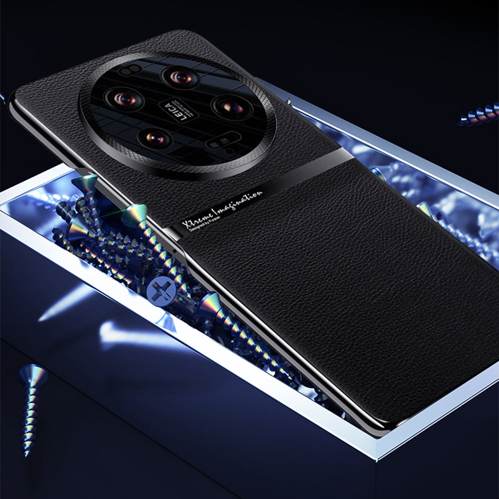 For Xiaomi 13 Ultra Shockproof PU Leather PC Phone Case Anti-Slip Protective Cover