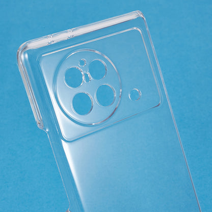 Crystal Clear Phone Case for vivo X Fold , Drop-proof Protection Hard PC Folding Phone Cover