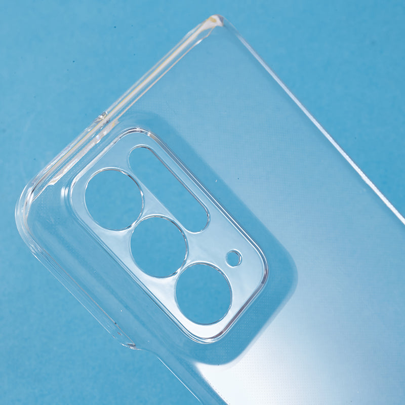 Transparent Folding Phone Case for Oppo Find N , Anti-drop PC Protective Phone Cover