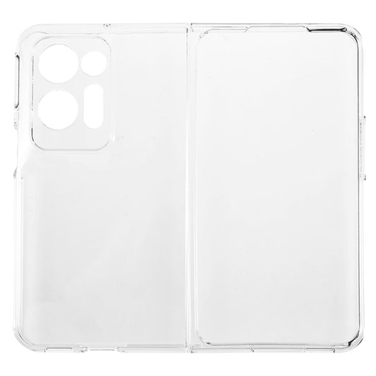 Transparent Phone Case for Oppo Find N2 5G , Scratch-resistant Hard PC Protective Phone Cover