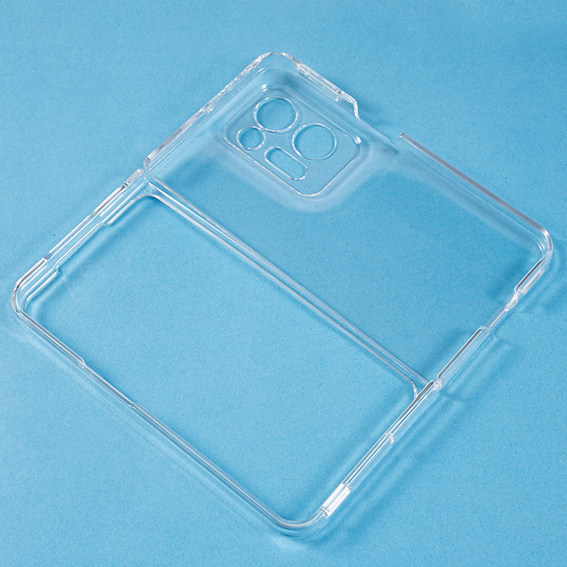 Transparent Phone Case for Oppo Find N2 5G , Scratch-resistant Hard PC Protective Phone Cover
