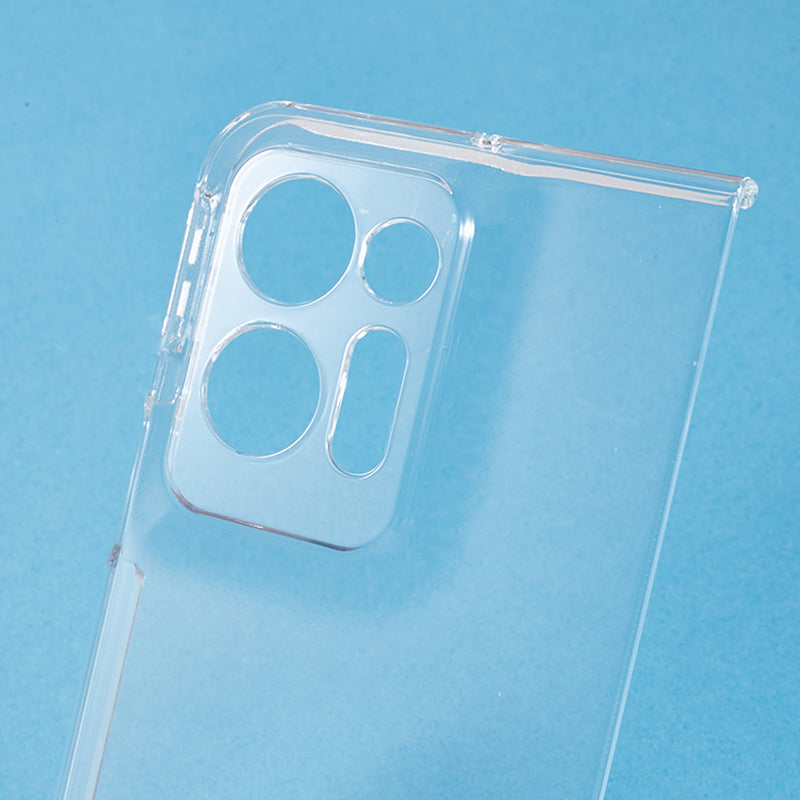 Transparent Phone Case for Oppo Find N2 5G , Scratch-resistant Hard PC Protective Phone Cover