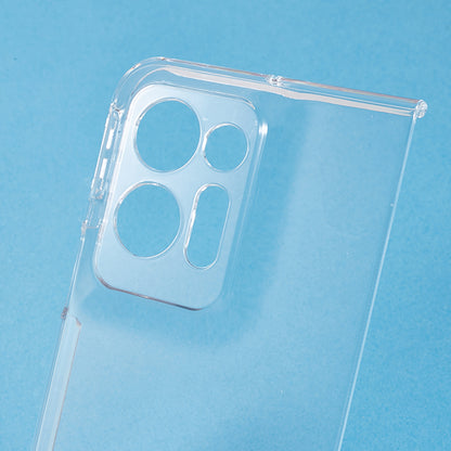 Transparent Phone Case for Oppo Find N2 5G , Scratch-resistant Hard PC Protective Phone Cover