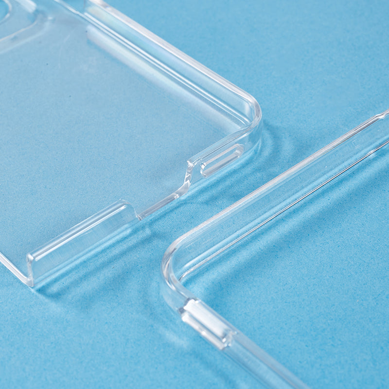 Transparent Phone Case for Oppo Find N2 5G , Scratch-resistant Hard PC Protective Phone Cover