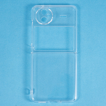 Transparent Phone Case for vivo X Flip , Anti-scratch Hard PC Smartphone Cover