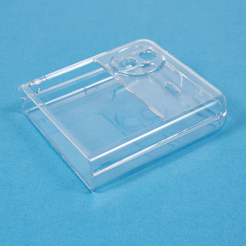 Transparent Phone Case for vivo X Flip , Anti-scratch Hard PC Smartphone Cover