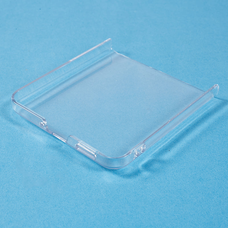 Clear PC Phone Case for Oppo Find N2 Flip 5G , Anti-scratch Two-Piece Design Phone Cover