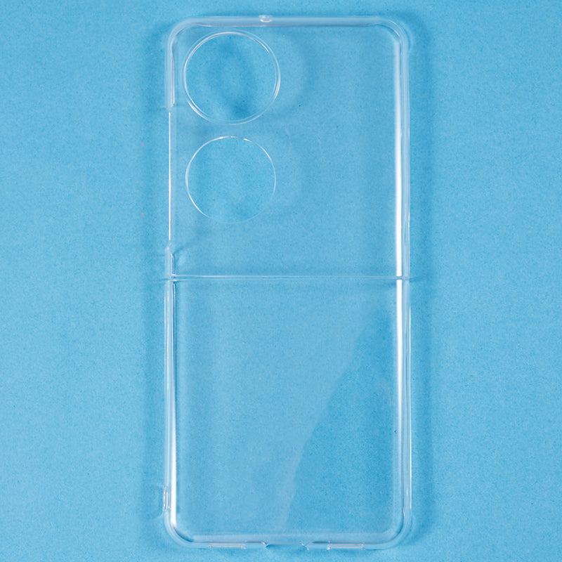 PC Folding Phone Case for Huawei P50 Pocket , Anti-scratch Crystal Clear Phone Cover