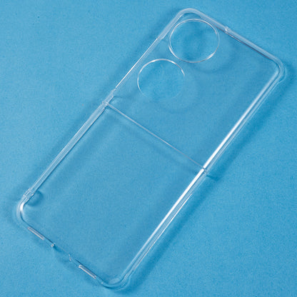 PC Folding Phone Case for Huawei P50 Pocket , Anti-scratch Crystal Clear Phone Cover
