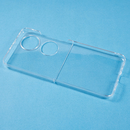 PC Folding Phone Case for Huawei P50 Pocket , Anti-scratch Crystal Clear Phone Cover