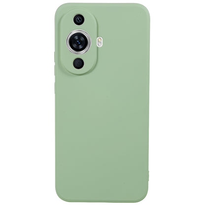 For Huawei nova 11 Fiber Lining Phone Case Candy Color Rubberized TPU Back Cover