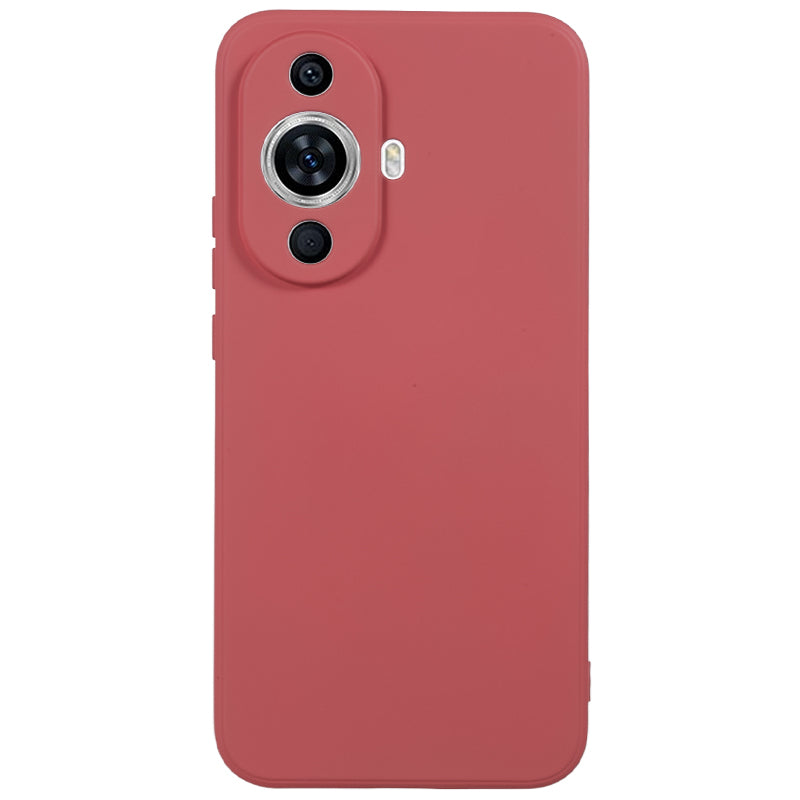For Huawei nova 11 Pro / nova 11 Ultra TPU Phone Case Candy Color Fiber Lining Rubberized Phone Cover