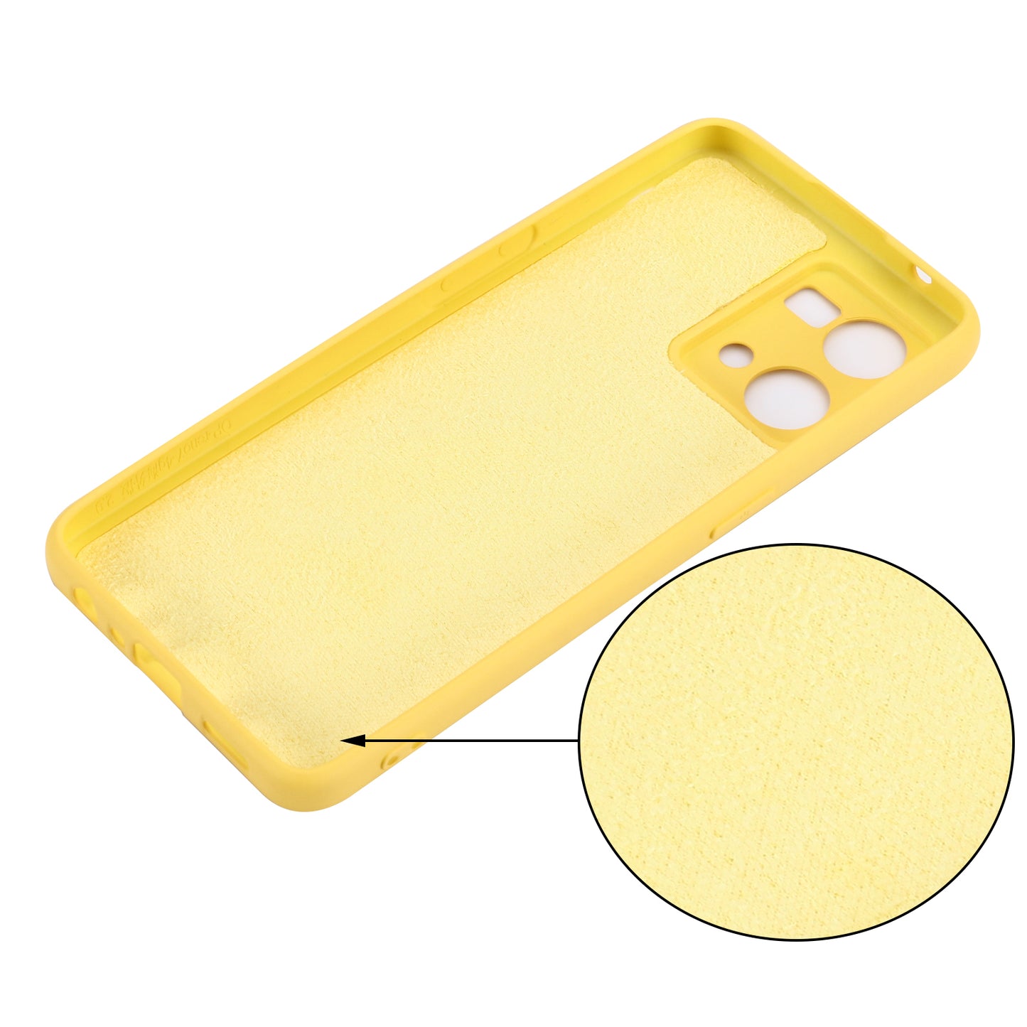 For Oppo Reno8 4G Liquid Silicone Phone Cover Soft Lining Drop-proof Case with Strap