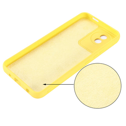 For vivo Y11 (2023) / Y02A 4G Phone Case Soft Lining Liquid Silicone Anti-drop Cover with Strap