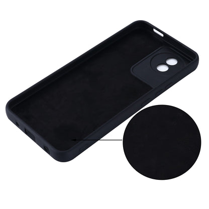 For vivo Y11 (2023) / Y02A 4G Phone Case Soft Lining Liquid Silicone Anti-drop Cover with Strap