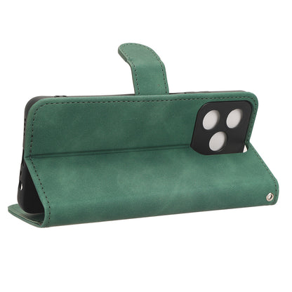 Leather Phone Case for Realme C53 4G , Flip Stand Wallet Skin-touch Protective Cover