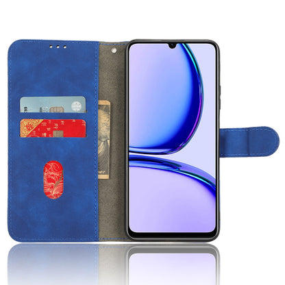 Leather Phone Case for Realme C53 4G , Flip Stand Wallet Skin-touch Protective Cover