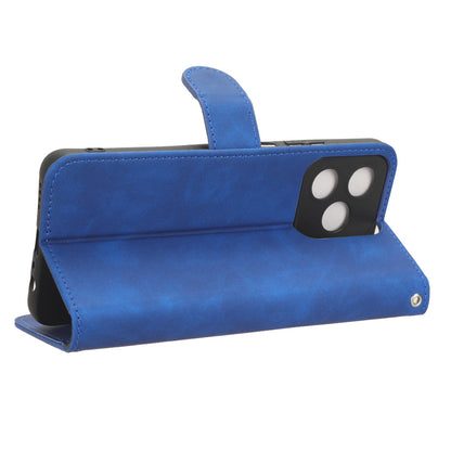 Leather Phone Case for Realme C53 4G , Flip Stand Wallet Skin-touch Protective Cover