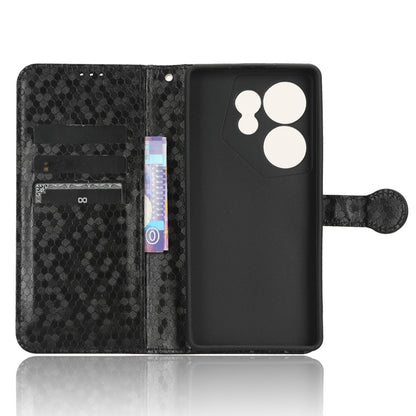 For Tecno Camon 20 Premier 5G PU Leather Wallet Case Dot Imprinted Phone Cover with Stand