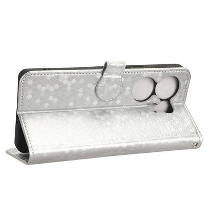 For Tecno Camon 20 Premier 5G PU Leather Wallet Case Dot Imprinted Phone Cover with Stand