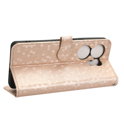 For Tecno Camon 20 Premier 5G PU Leather Wallet Case Dot Imprinted Phone Cover with Stand