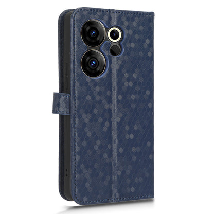 For Tecno Camon 20 Premier 5G PU Leather Wallet Case Dot Imprinted Phone Cover with Stand