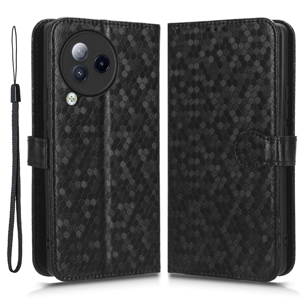 For Xiaomi Civi 3 5G Leather Phone Case Dot Imprinted Wallet Shockproof Stand Cover