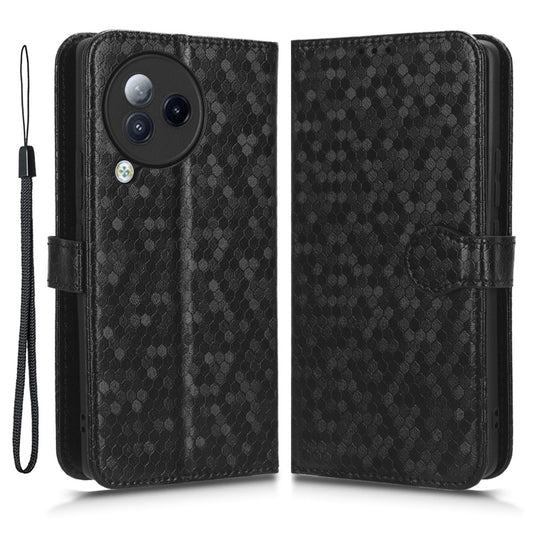 For Xiaomi Civi 3 5G Leather Phone Case Dot Imprinted Wallet Shockproof Stand Cover